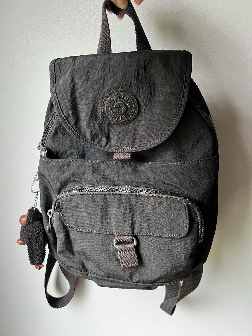 Kipling small black backpack